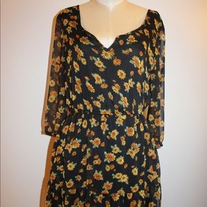 American Rag Flowy Sunflower Dress
